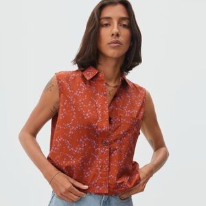 Everlane Way-Short Cut-Off Shirt